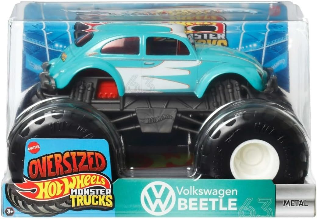 Amazon.com: Hot Wheels Monster Trucks Oversized 2025 Beetle 1:24